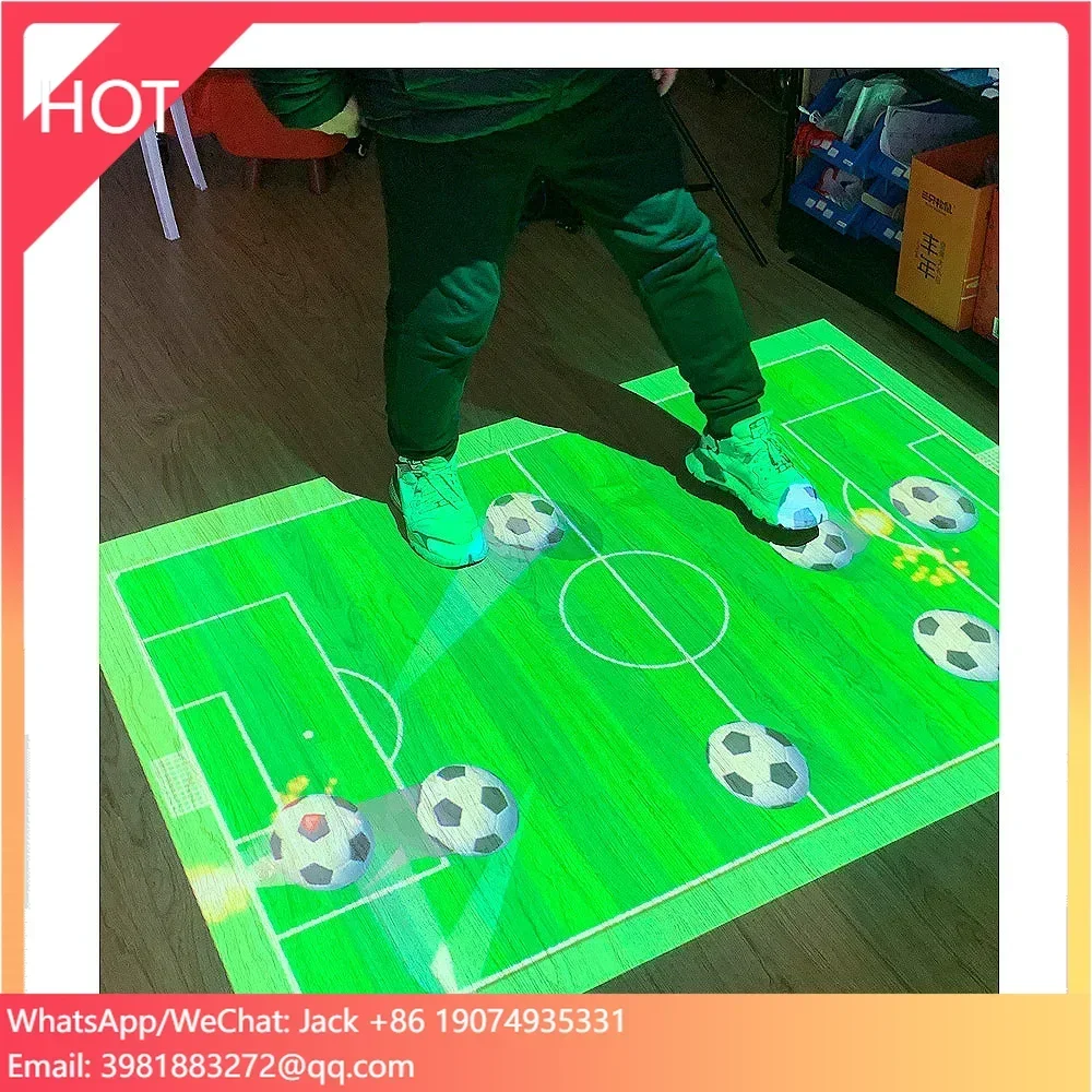 

Interactive game projection floor AR projector interactive game sand table floor interactive football game