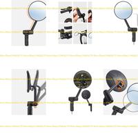 A1A2 1Pc Bicycles Rear View Convex Mirror Bicycles Handlebars Plugs Rearview Mirror