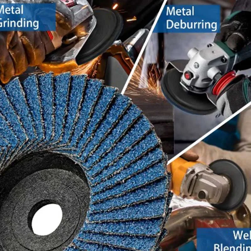 3pcs 75mm Flat Flap Discs For Metal Wood Polishing Abrasive Grinding Wheels Angle Grinder Accessories Sanding Tools