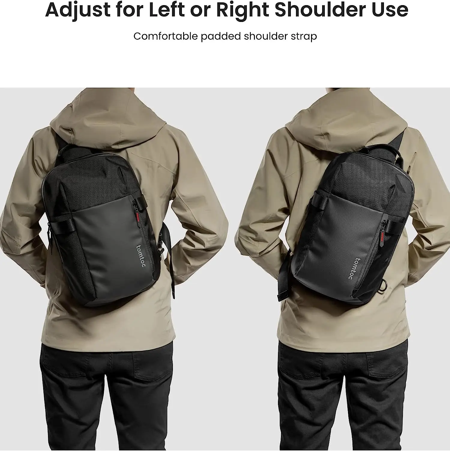 Imagem -04 - Bolsa Compacto Edc Sling Crossbody Bolsa Mochila de Ombro no Peito Apto para até 14 Macbook Pro m1 m2 A2779 A2442 14