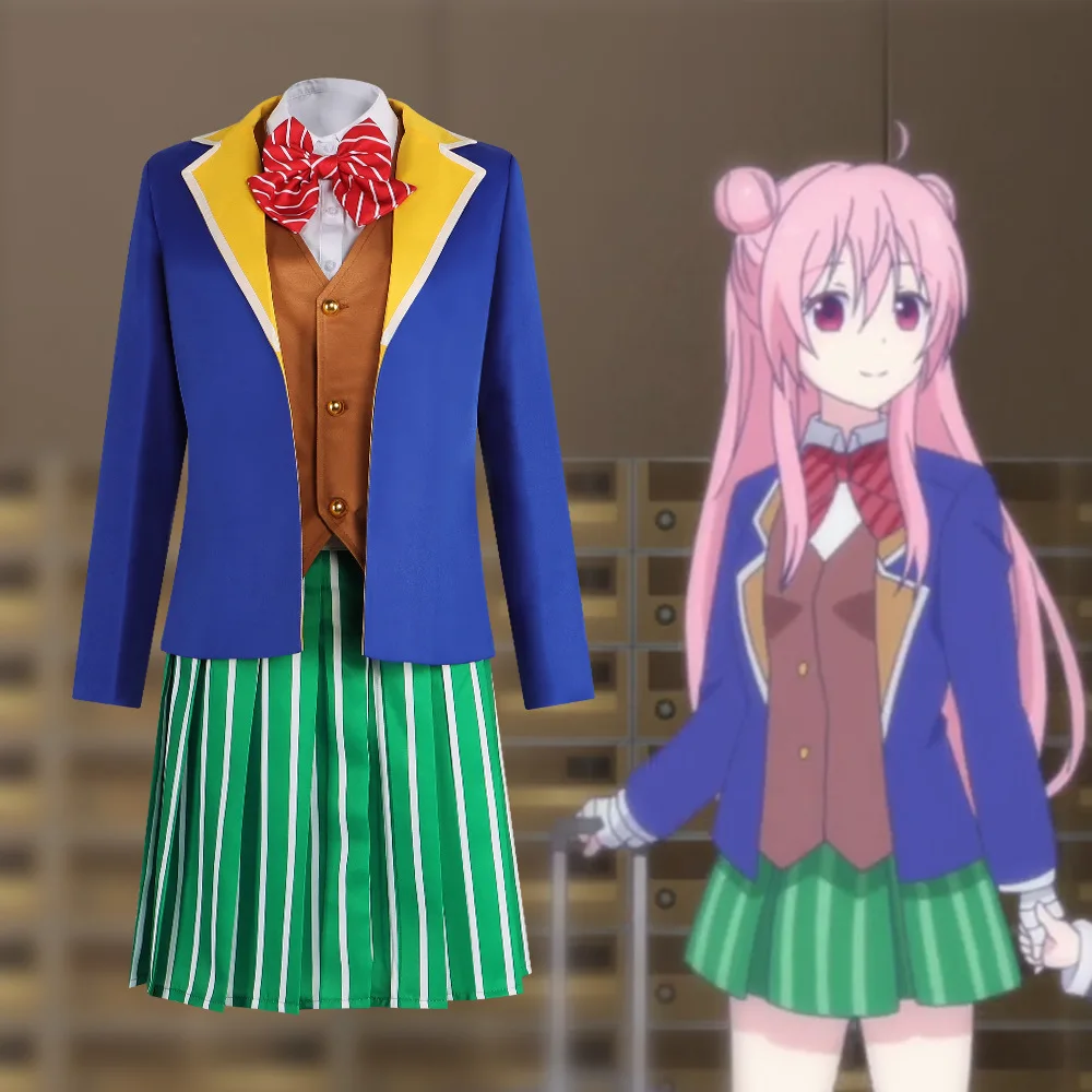 

Happy Sugar Life Sugar Cosplay orm School orm loween Role-plang Costume Women's Traditional Clothing Stage Costume