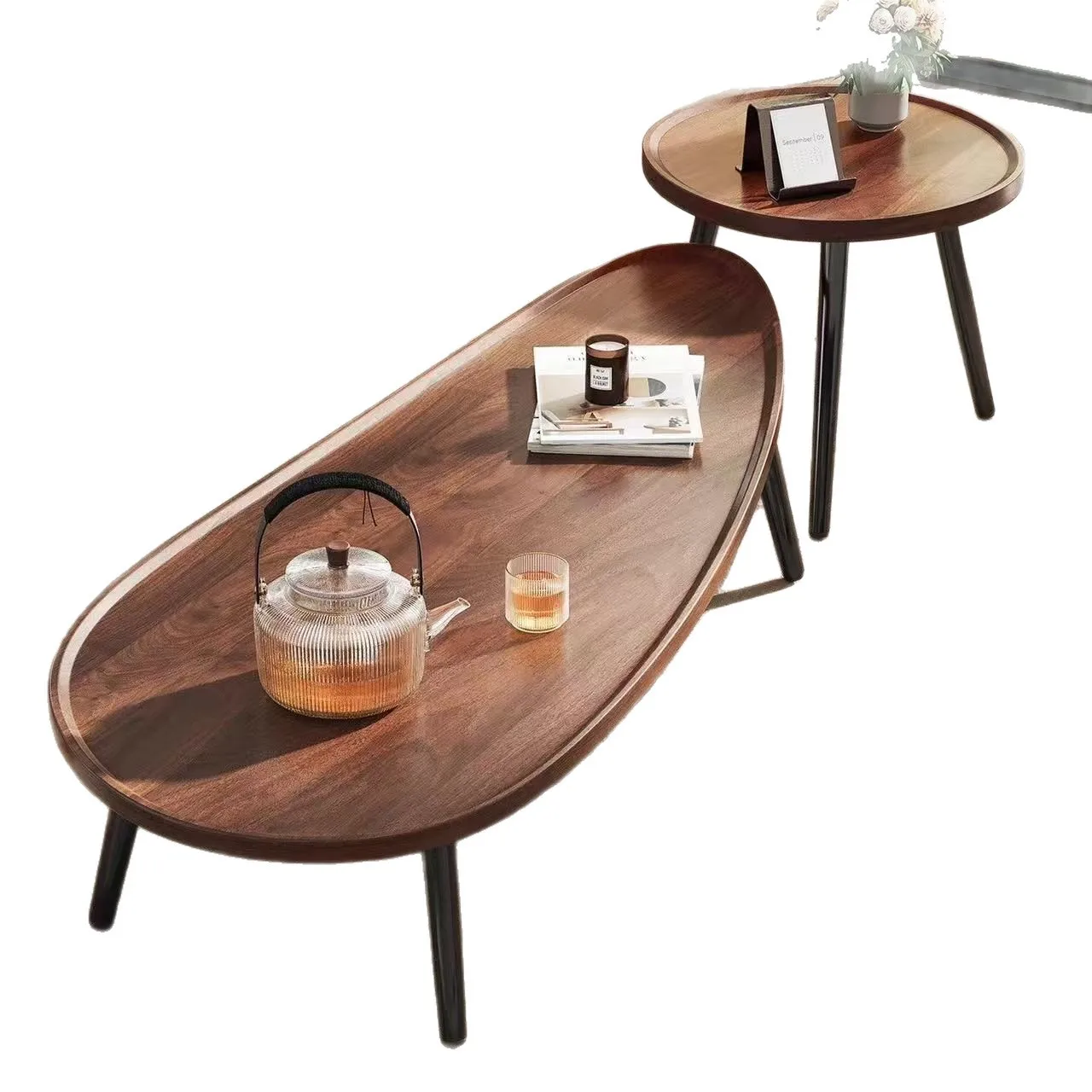 Mango coffee table dining table light luxury small apartment bedroom household simple dormitory balcony tea table rental house d