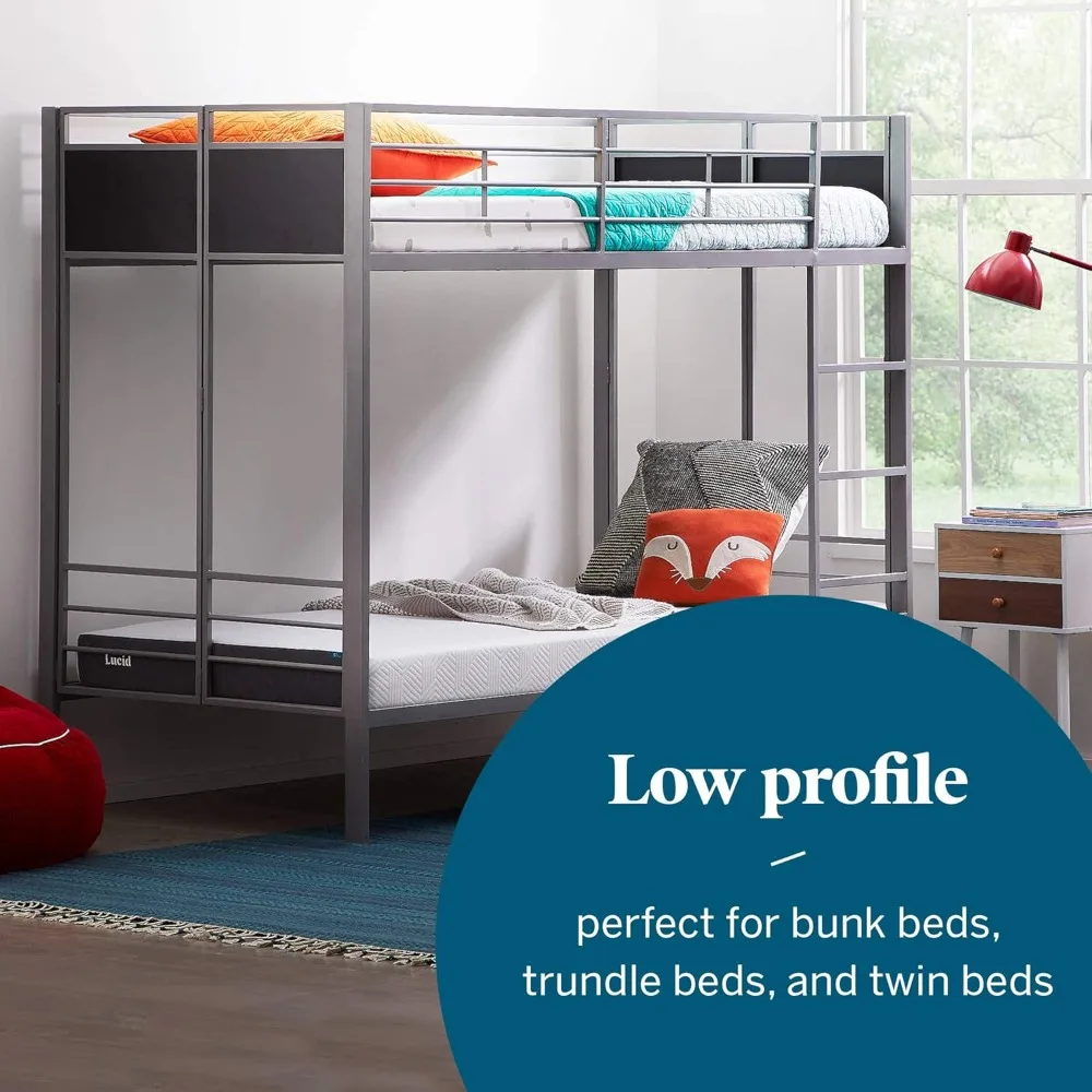 

5-дюймовый гелевый матрас из пены с эффектом памяти, надежный гель для инфузии пены с эффектом памяти, наполненный бамбуковым углем