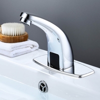 Bathroom Induction Tap Automatic Sensor Faucets Touchless Water Saving Sink Faucets for School Home Hotel Public Place