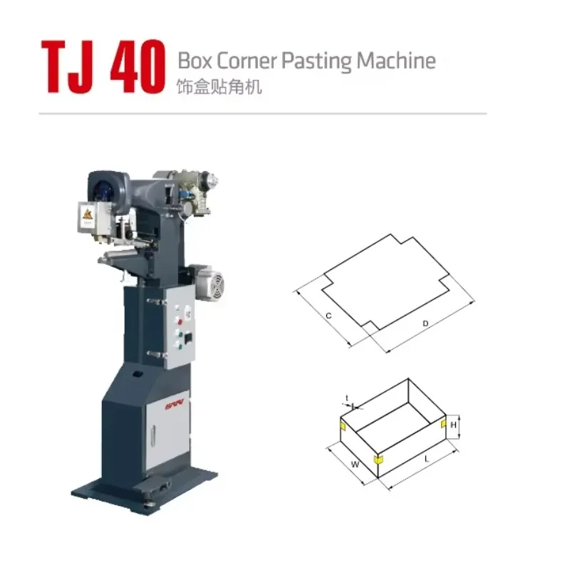 TJ-40 Sinwei Corner Paste Machine für Papierboxen