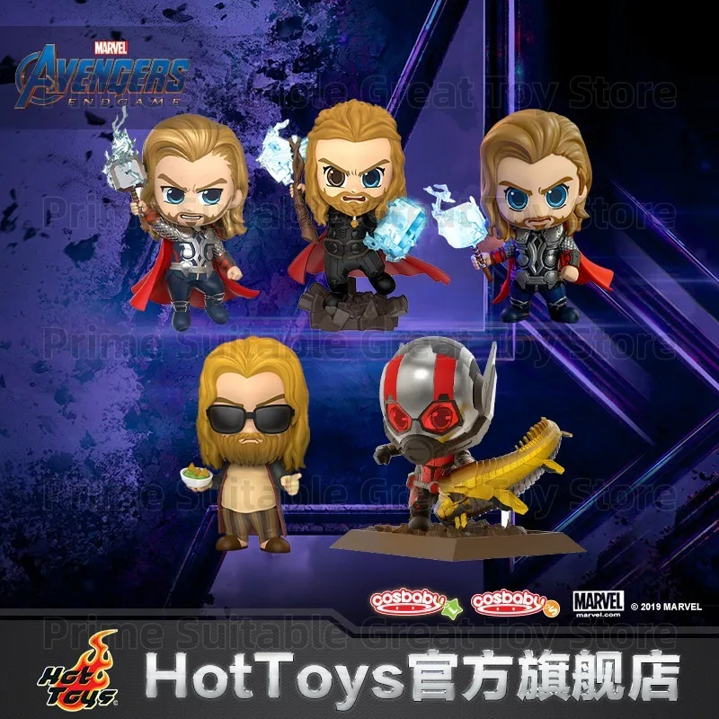 【Auf Lager】Original Hot Toys Avengers 4 Thor Original Ant-Man COSBABY Sammelfigur Spielzeug zur Ausstellung, als Geschenk und für die Sammlung