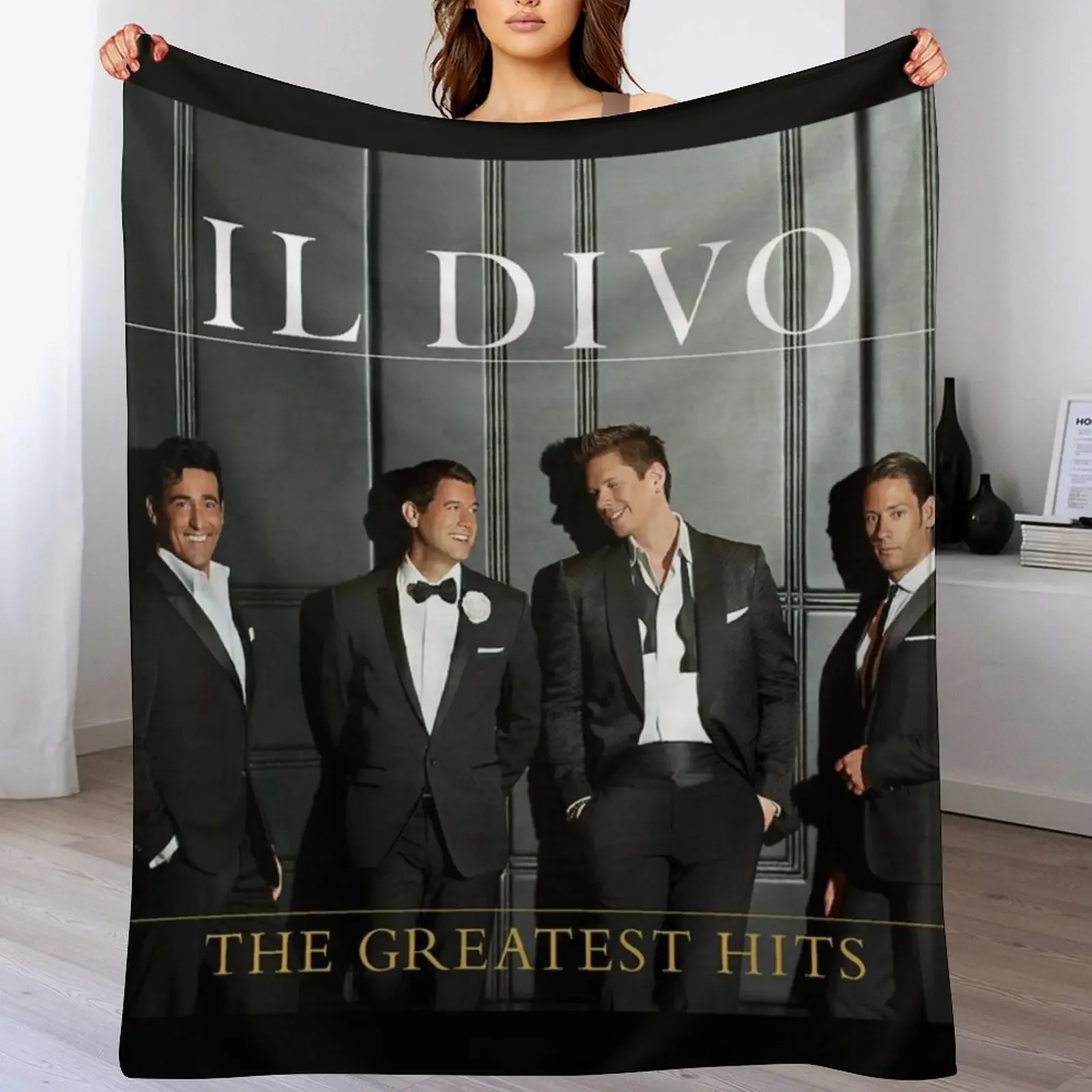 

Il Divo greatest hits deluxe 2 cd version Throw Blanket Durable Warm Blanket for Daily Home Use