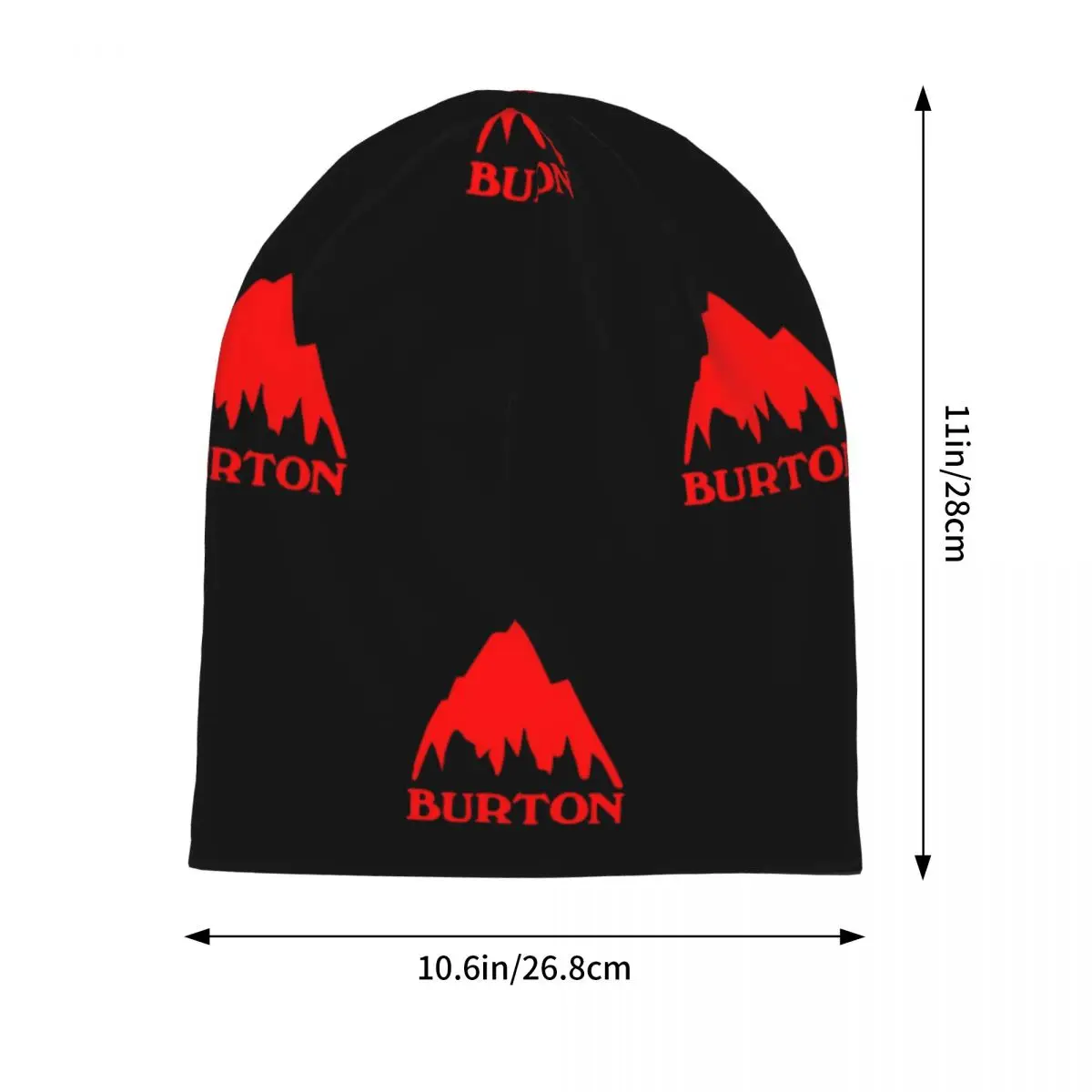 Burton Snowboard Sportive Warm Knitted Cap Hip Hop Bonnet Hat Autumn Winter Outdoor Beanies Hats for Men Women Adult