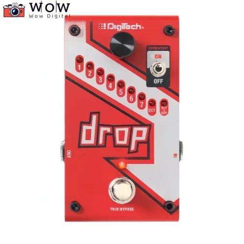 DIGITECH Drop dedicated polyphonic drop tune pedal with a momentary/latching switch