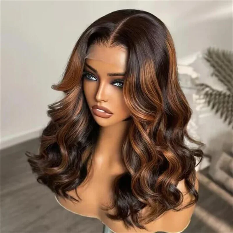 

Glueless 30inch Highlight Blonde Body Wave 5x5 Silk Base Jewish Human Hair Wig With Baby Hair HD Lace European Hair Preplucked