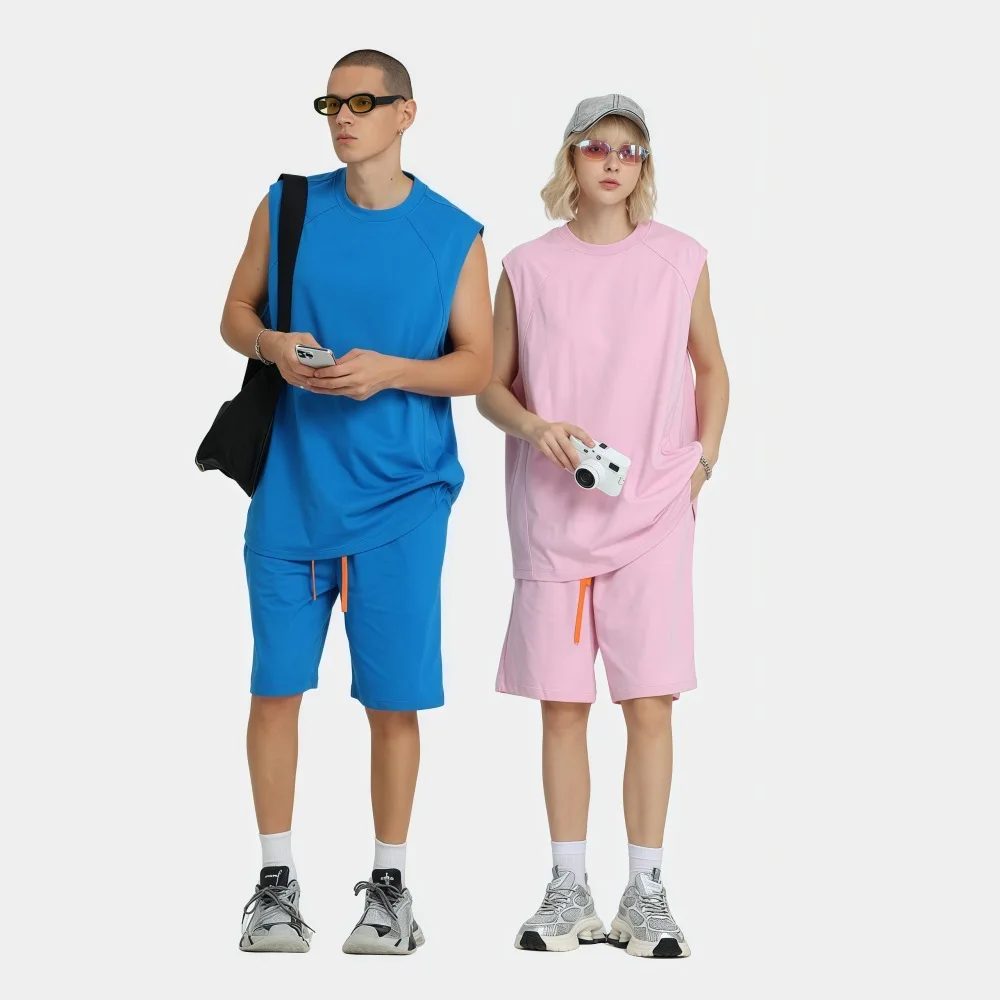 

Лето 202, мужские шорты с эластичной резинкой на талии, легкие быстросохнущие дышащие спортивные шорты свободного покроя, повседневные эластичные шорты для бега