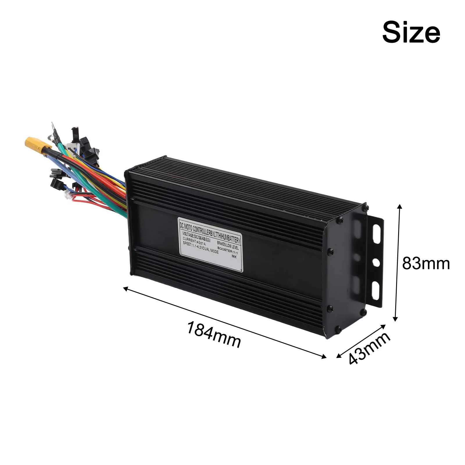 

E-bike Upgrades Weight 736g E-bike Controller Steady Speed And Braking System Intelligent Sine Wave 36V E-bike Controller