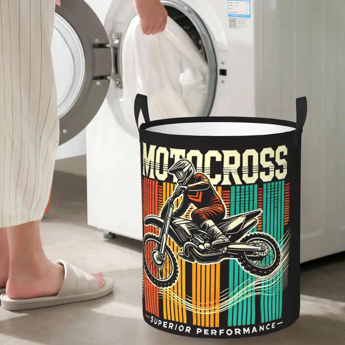 

Сборник белья для мотокросса, велосипед для грязи, складная корзина для белья, домашний органайзер, детская корзина для стирки, домашний органайзер