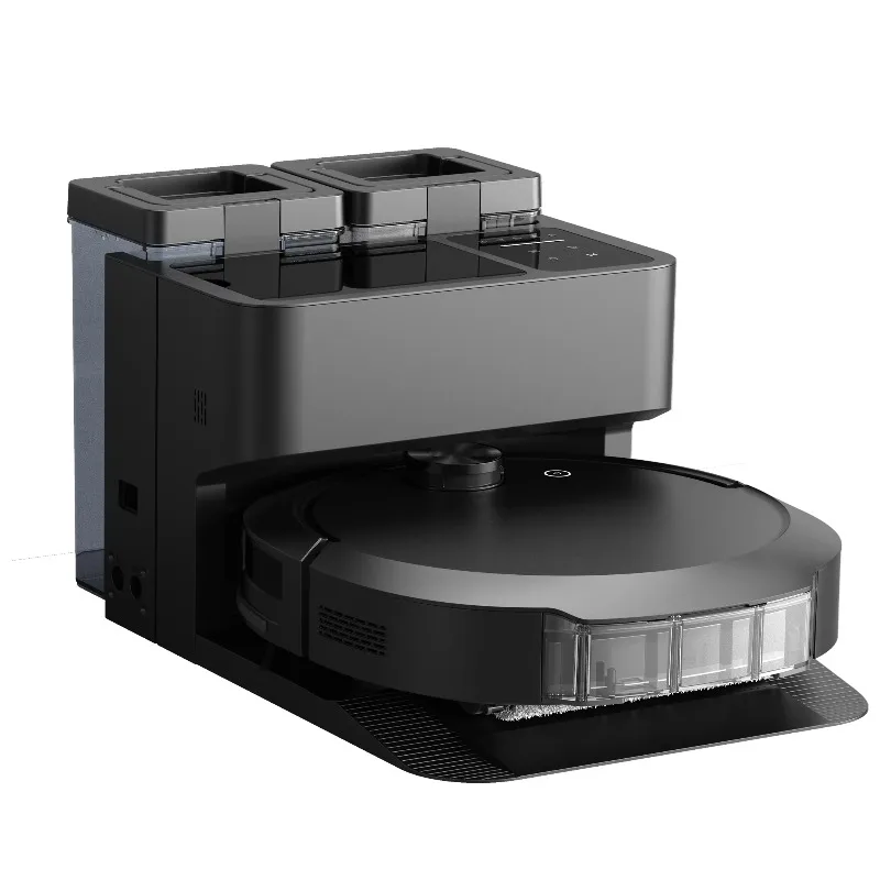 مكنسة وممسحة روبوت قوية بقوة 12000 باسكال مع التعرف على السجاد