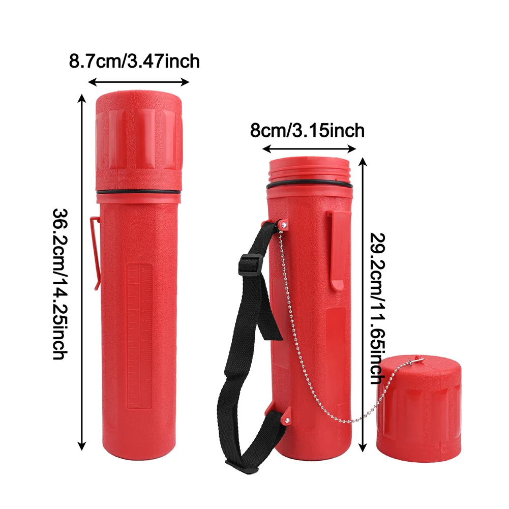 Portable 14" Welding Electrode Rod Storage Tube Waterproof ABS Organizer Canister For Garage Factory Home Power Tool Storage