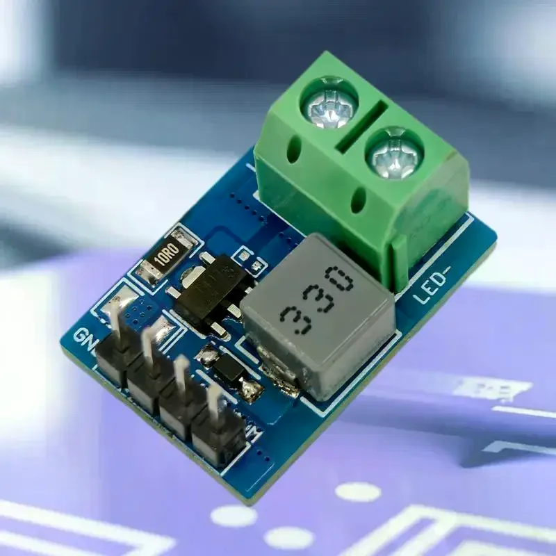 1Pcs 12V PWM Dimming Constant Current Board PT4115 LED Driver Module Suitable For LED Light Strips DIY Accessories