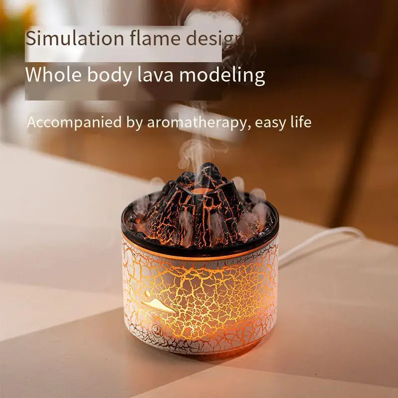 2025 New Arrivals Aromatherapy Air Humidifier USB Essential Oil Diffuser with 7 Colors Mood Lamp for Home Room Aroma Humidifier