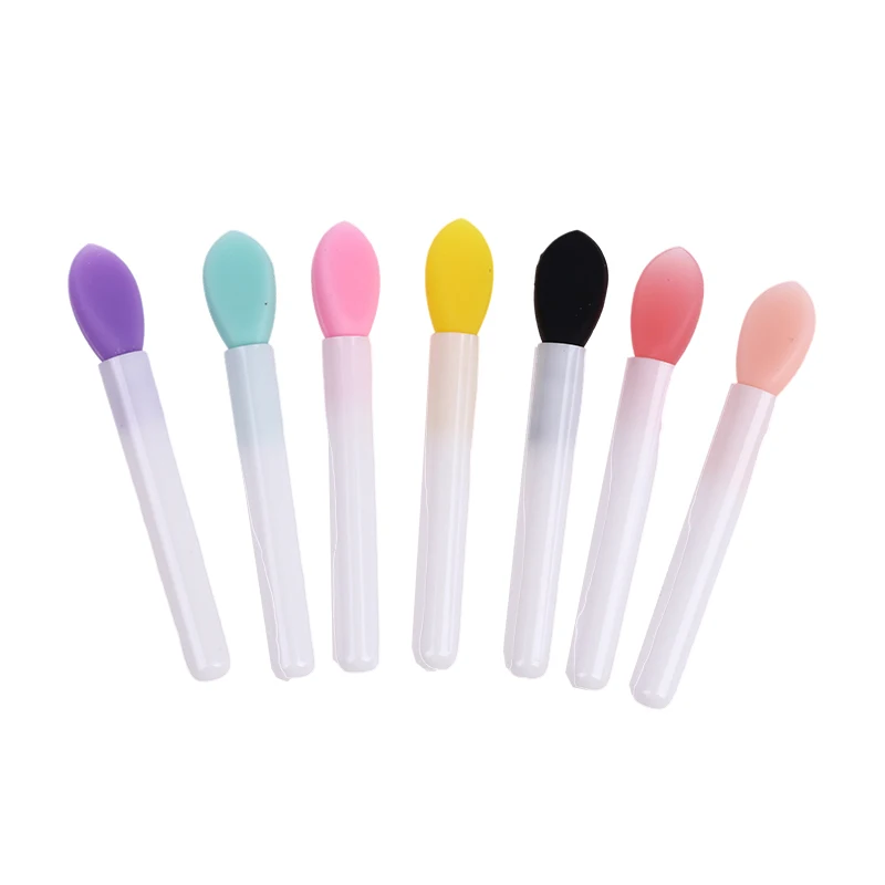 ミニシリコンリップブラシセット,ソフトミニメイクブラシ,リップブラシ,アプリケーター,リップケア,10個