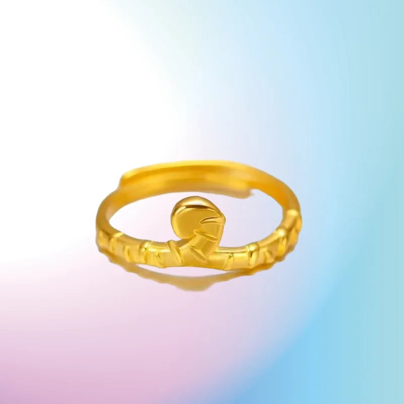 

НОВОЕ кольцо из настоящего золота 9999, 24 карата зодиака, кольцо с хвостом тигра, женское милое живое кольцо с тигром