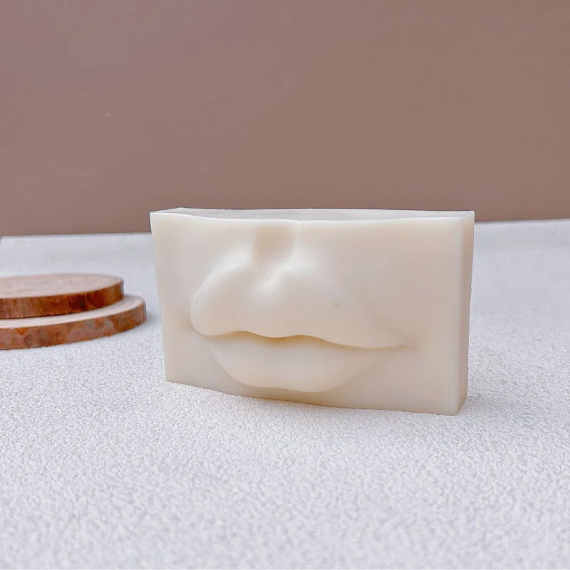 DIY Mouth Lips Candle Mould 3D Body Mouth Chocolate Cake Silicone Mold Resin Mold