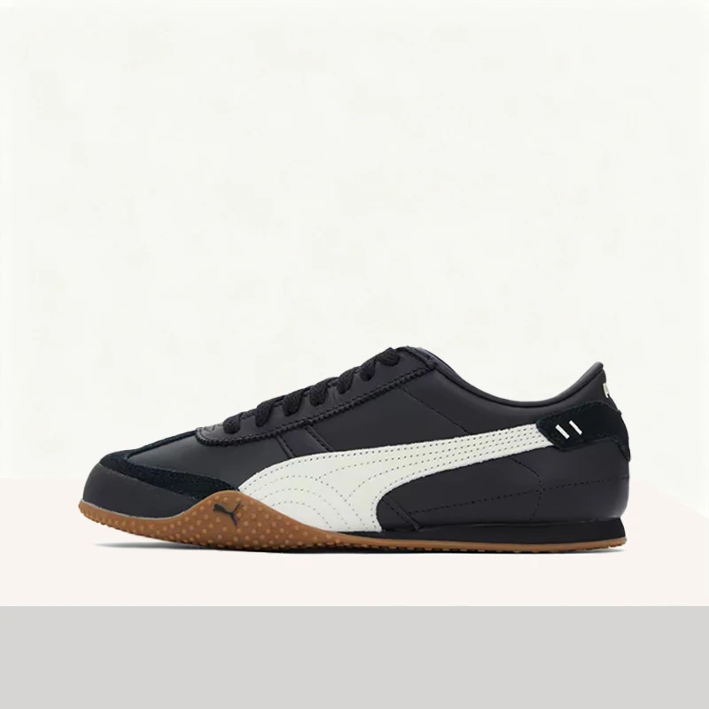 Puma Bella UT:Durable,Minimalist, Cushioned, Supportive, Snug-Fitting Low-Top Casual Shoes (Unisex) in Black and White 402186-08