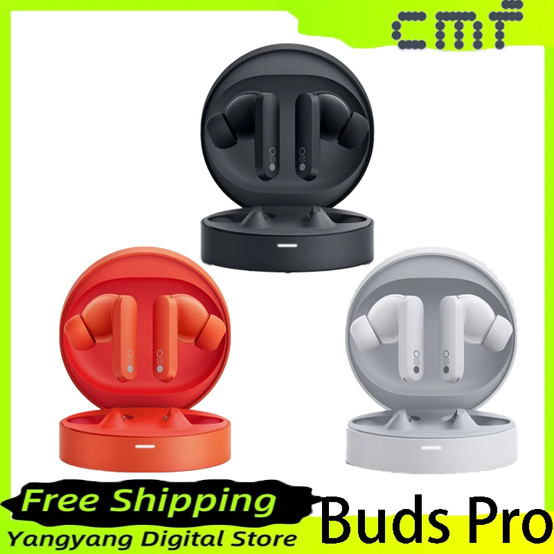 

2024 CMF By Nothing Cmf Buds Pro Earphone Active Noise Cancellation Bluetooth 5.3 Long Battery Life Waterproof In-ear Headphones