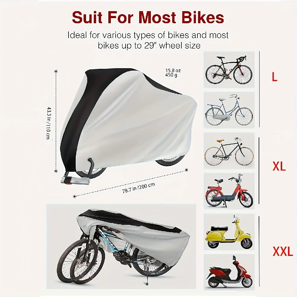 Waterproof Outdoor Bicycle Cov - Mountain Biking In The Rain ulasan dan harga