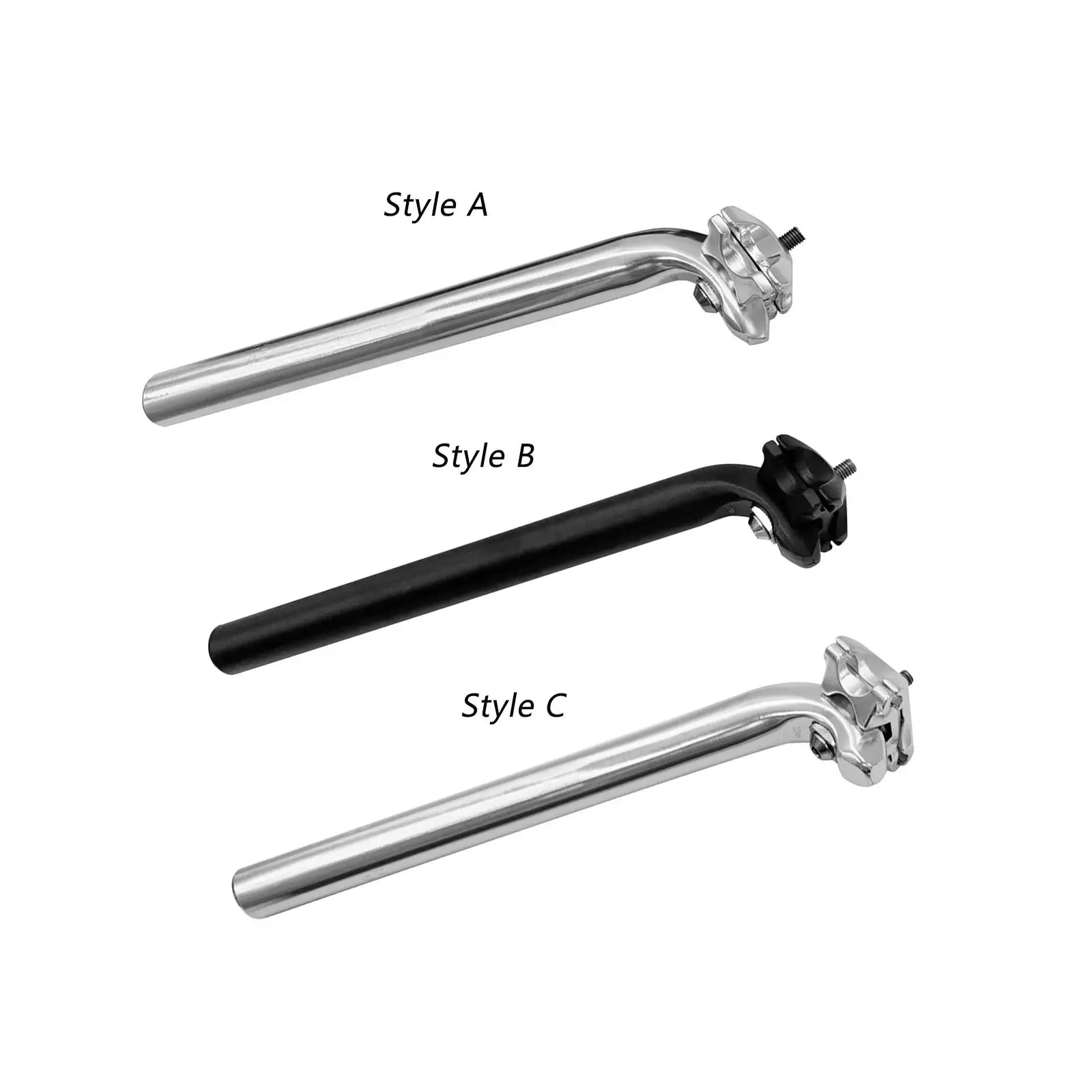 Bike Seatpost 300mm Length Lightweight Easy to Install Spare Parts Suspension