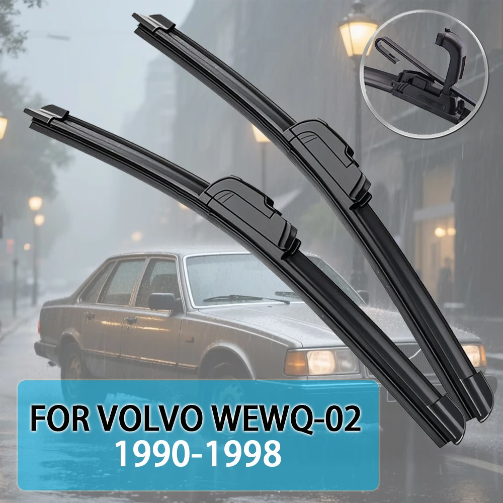

For VOLVO WEWQ-02(960 850) 1990-1998 21''+21'' Car Wiper Blade Front Wipers Fit U Hook Arm Windscreen Auto KOSOO Wiper Blades