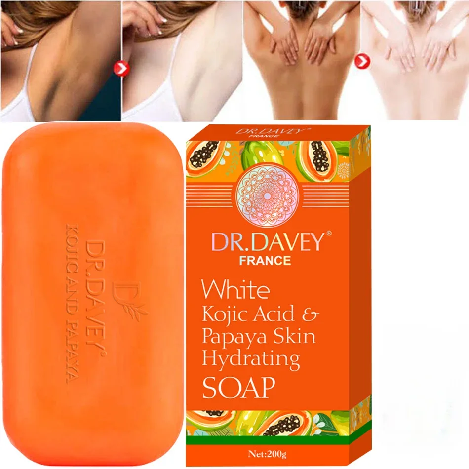 Soap Papaya Whitening Soap Moisturizing Acne Cleanser for Clear Skin Care Handmade Soap Kojic Acid Body Skin Deep Cleaning мыло