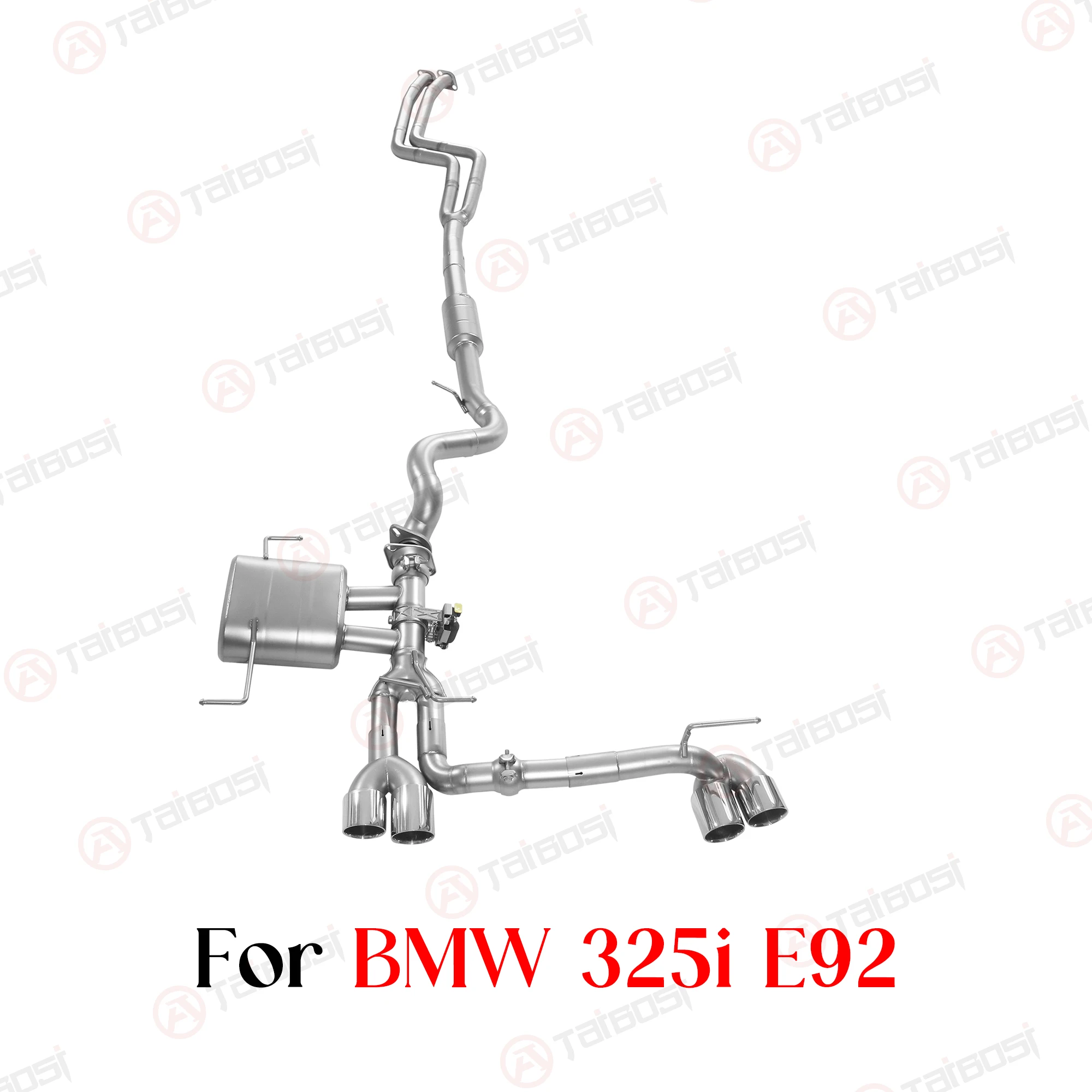 

Taibosi для BMW 318i 320i 325i 328i 330i E90 E91 E92 2.0L 2.5L 3.0L автомобильный глушитель выхлопной системы Catback электрический клапан DIY