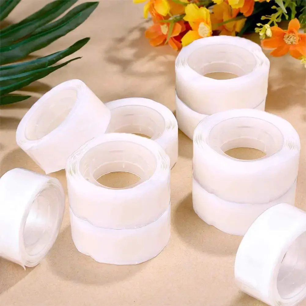 1/10 rolle doppelseitige Klebepunkte Transparent Abnehmbare Ballon Klebeband Kleber Für Diy Handwerk Hochzeit Geburtstag Party Decor