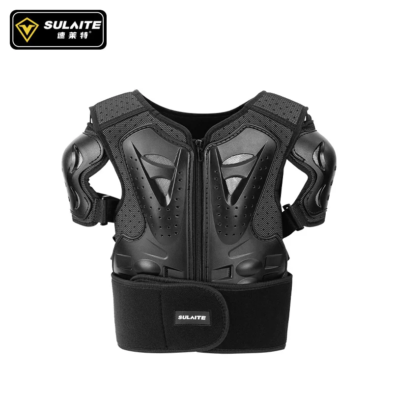 Vêtements de protection anti-chute pour enfants, poulie de vélo d'équilibre, glace à la taille, protection de la poitrine d'équitation de vélo, ensemble d'armure de protection des jambes