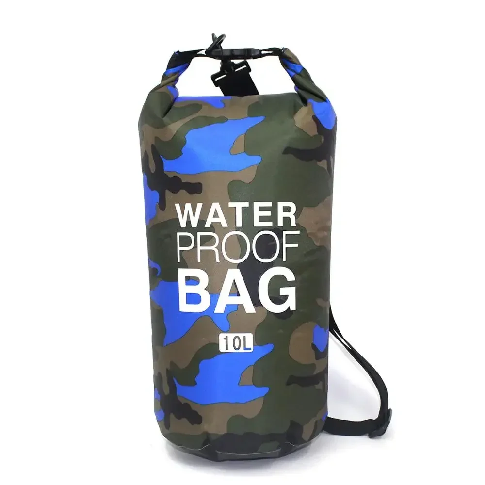 XIAOTREE 2/5/10/15/20/30L Outdoor Camouflage Wasserdichte Tragbare Rafting Tauchen Dry Bag Sack PVC Beschichtete Schwimmen Taschen für Fluss Trekking 5