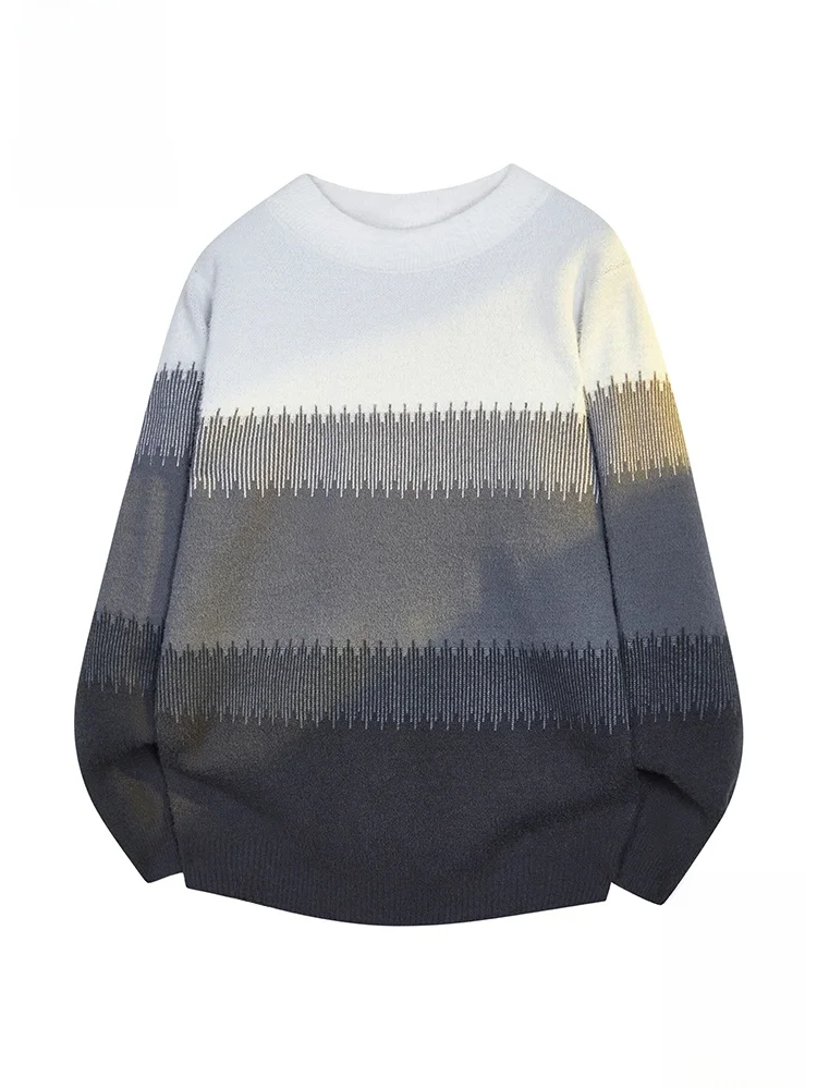 

Мужской вязаный свитер Paul Frank Monkey свободного кроя с круглым вырезом, повседневный жилет из искусственного меха, осенний сезон, комфортная вязаная одежда