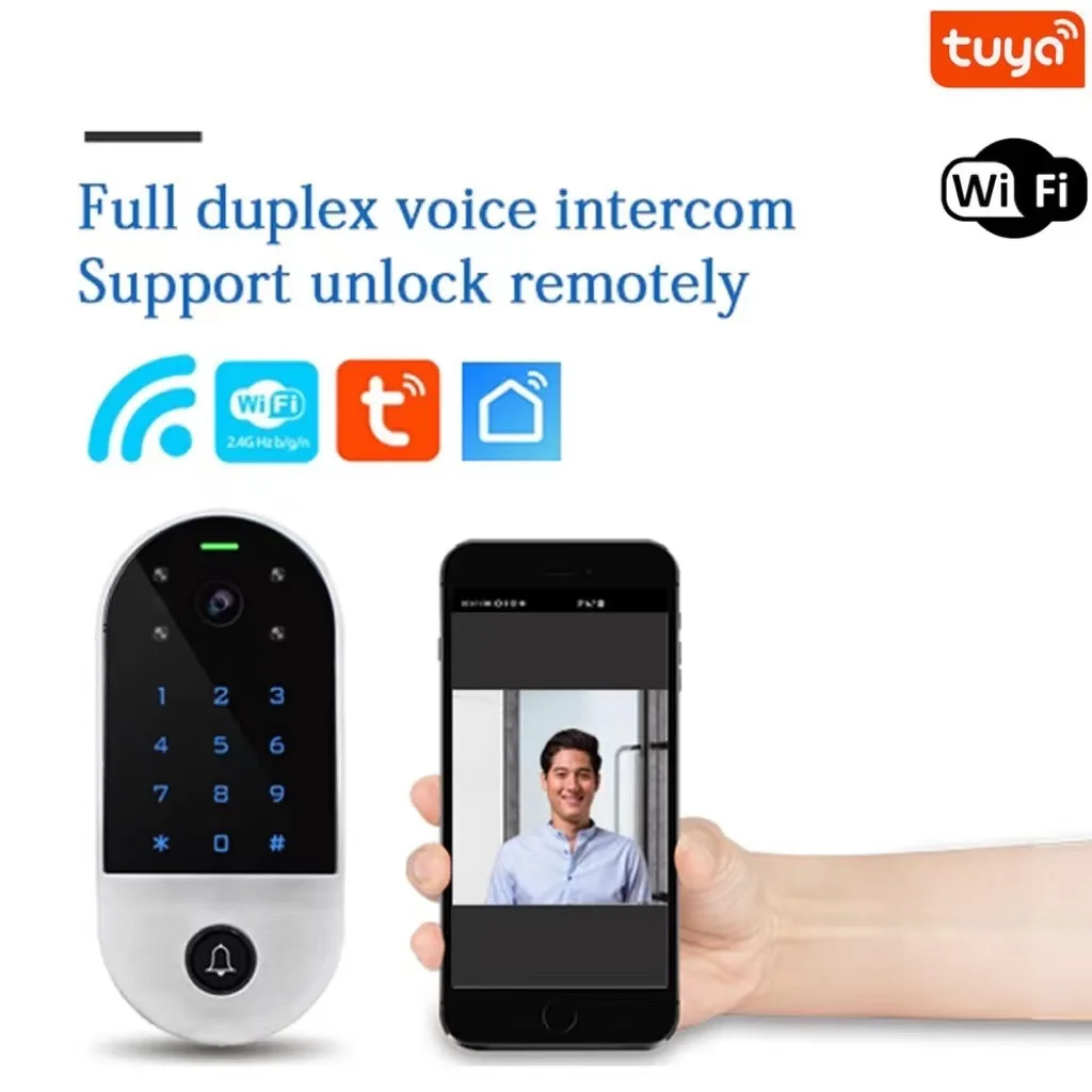Doorbell credit card password electronic access control system home intelligent APP building remote door opening for intercom mo