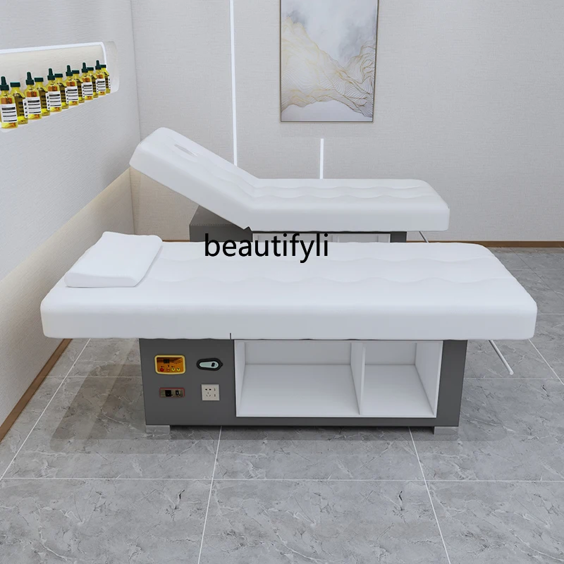 Multifunktion ale elektrische Massage Couch Schönheits salon integrierte Wimpern Physiotherapie Massage Tattoo Couch