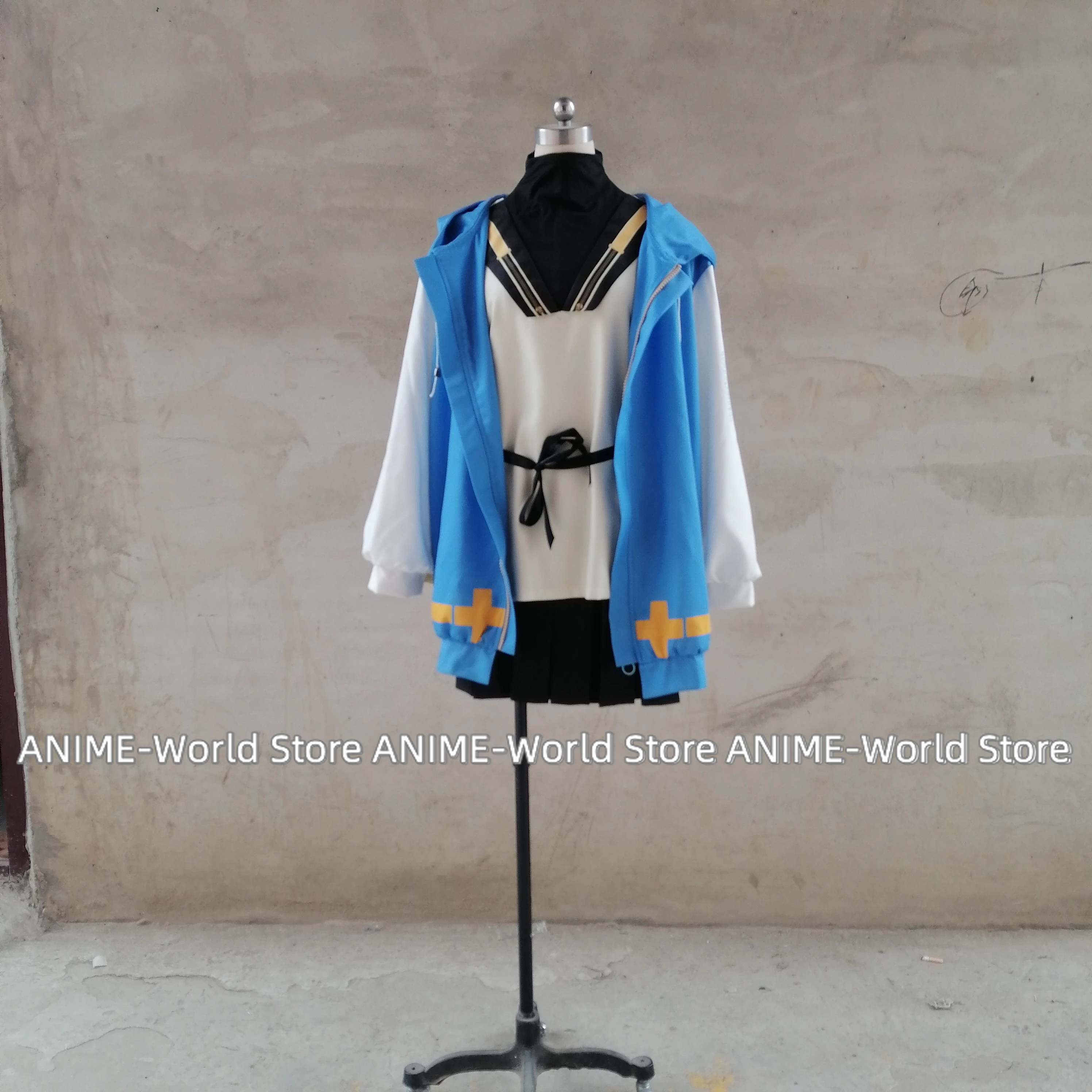 《Custom size》Guilty Gear Bridget Cosplay Costume Christmas Party Halloween Uniform Custom Made Any Size