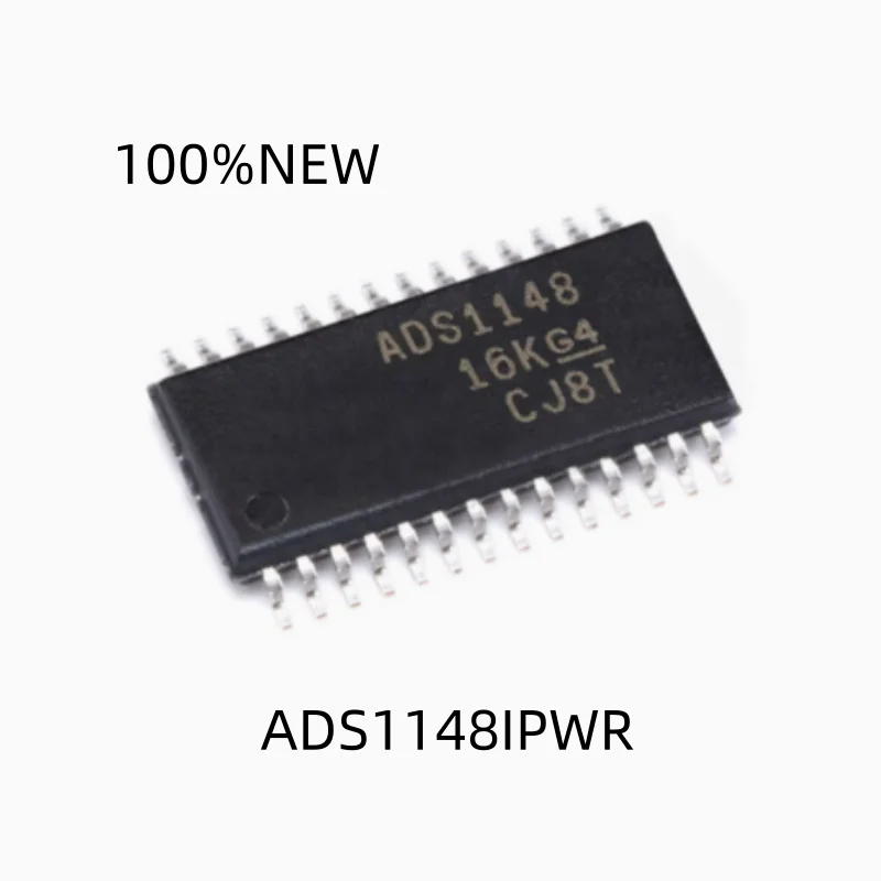 (2Pcs) 100% New Ads1148Ipwr Ads1148 Tssop-28 Digital-To-Analog Converter Chip