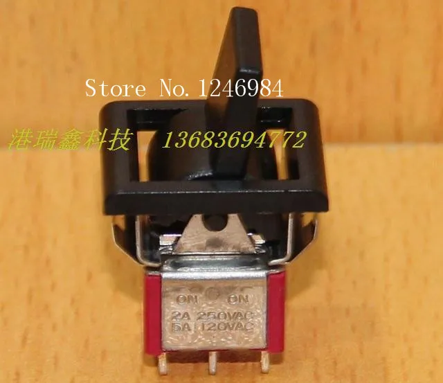 [SA]R8017-P14 dual six foot two tranches black handle small toggle switch toggle switch Taiwan SH T80-R--50pcs/lot