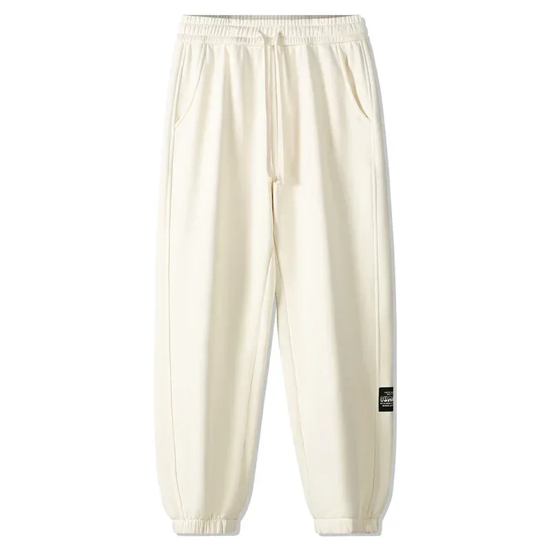 

Спорт на открытом воздухе, универсальные высококачественные флисовые спортивные брюки для отдыха на осень-зиму, свободные дышащие мужские повседневные теплые брюки