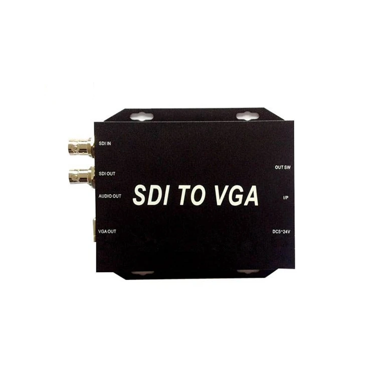 Convertitore video composito HD 1080P da SDI a VGA con ingresso cc 5V-24V