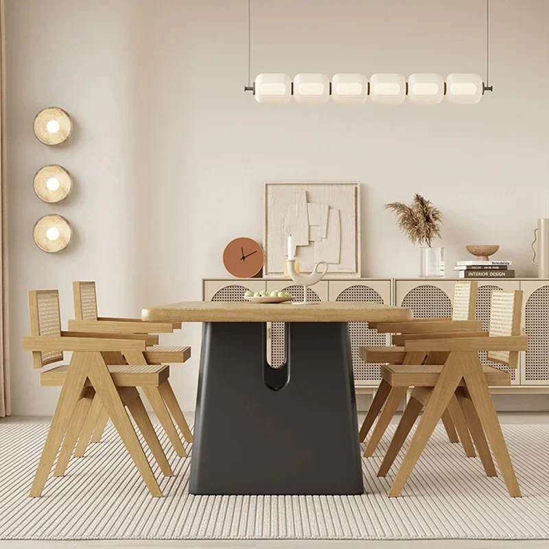 

Japanese Wooden Dining Table And Chair Wooden Living Room Tea Table Desk Long Strip Center Muebles Para El Hogar Home Furniture
