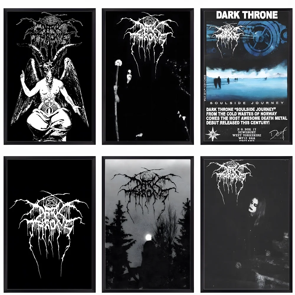 

classic D-DarkthroneS Band Poster HD art sticky wall waterproof home living room bar office aesthetic decoration