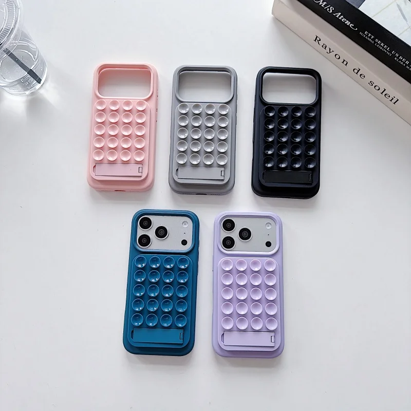 Funda magnética con ventosa para iPhone 16 15 14 13 17 Pro Max y 17PRO, compatible con Magsafe, con soporte de disco 5