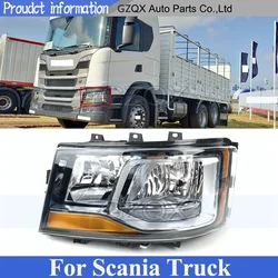 CAPQX Manual Adjustment Headlight Front Bumper Head Light Head Lamp For Scania Truck G410 G450 R450 Headlamp Corner Trun Light