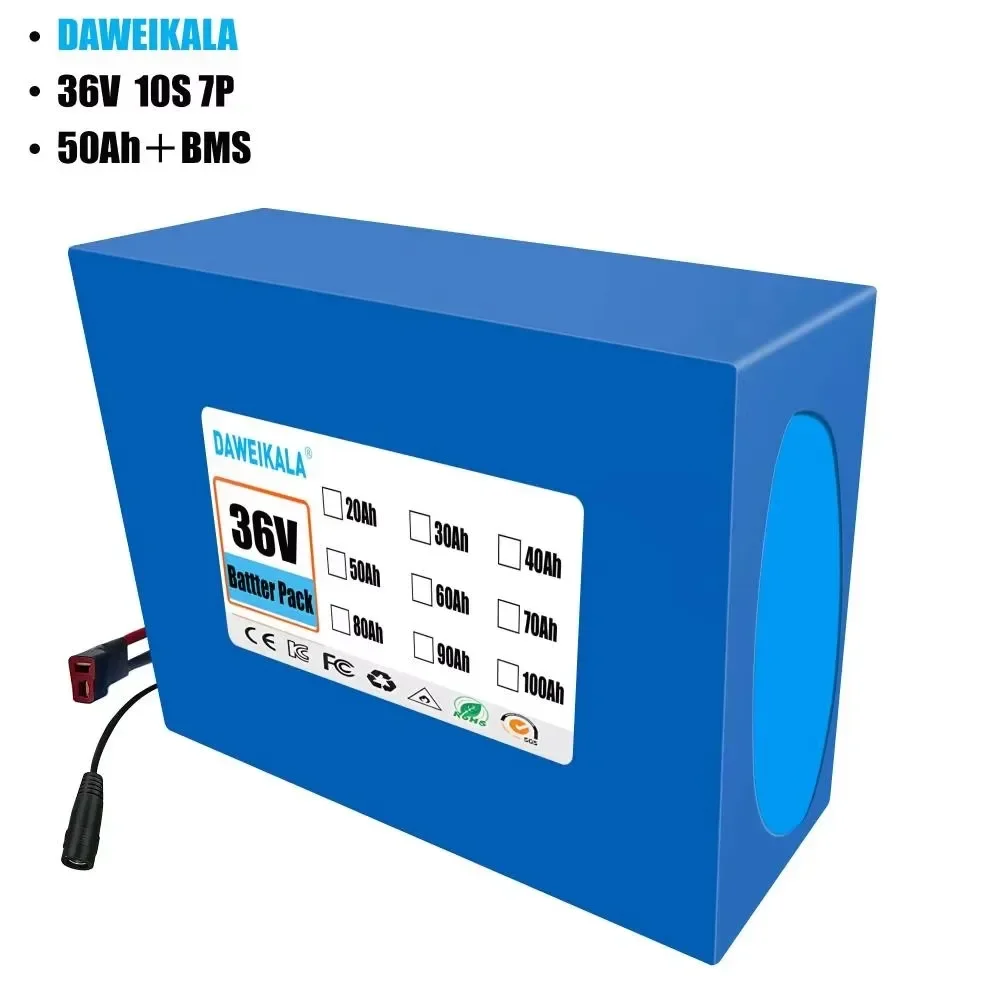 

10S7P 36 В 50000 мАч 36 В аккумулятор для электрического скутера литиевый электрический скутер 1000 Вт аккумулятор для электрического скутера 36 В 10s7p аккумулятор