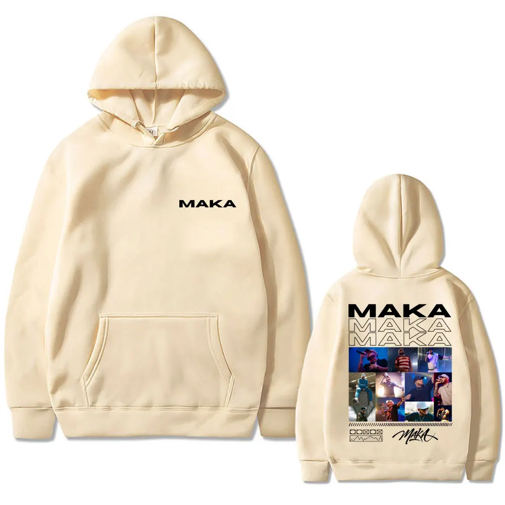 

Rapper Maka Tour Hoodie Aura Merch Sweatshirt Male Hip Hop Fashion Pop Music Hoodies Men Women's Casual Cotton Hooded Pullovers
