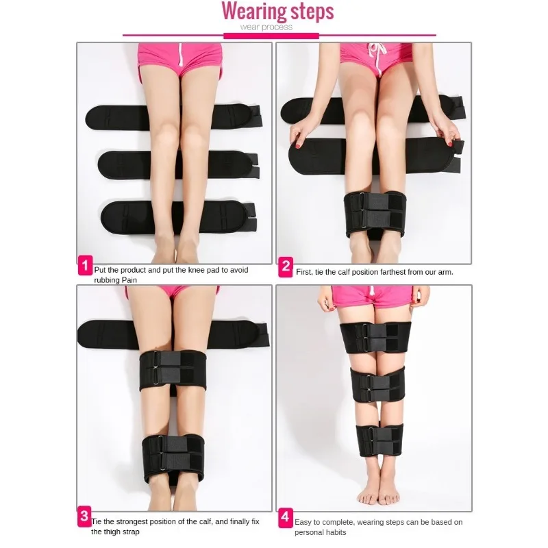 Adjustable 3Pcs Set Effective O/X Type Correction Band Belt Leg Knee Valgum Straightening Posture Corrector Beauty Leg Strap