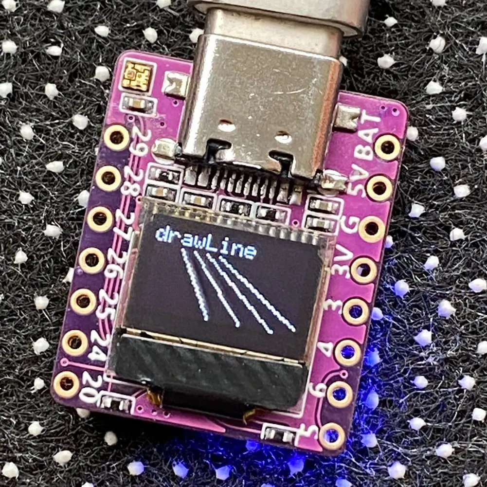 Плата разработки RP2040 для Raspberry Pi Pico с ЖК-дисплеем 0,42 дюйма для Arduino/Microprython